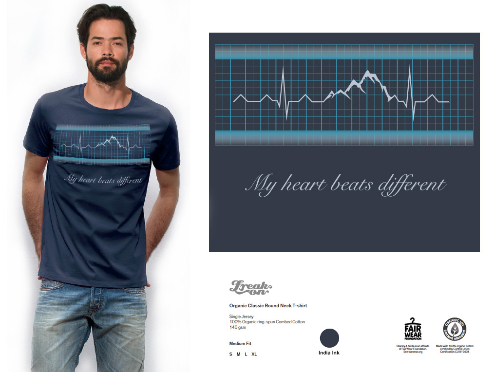 EKG für die Bergfreaks... ©freaksoffashion.com/fashion