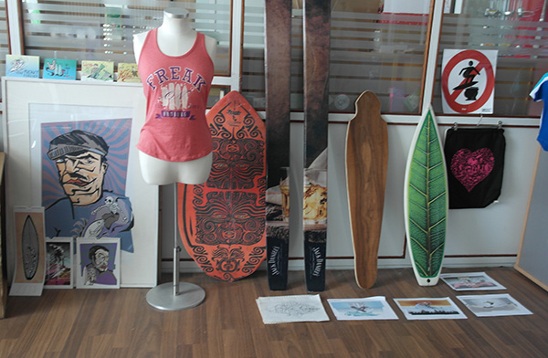 Boardshapes und Arbeitsbeispiele.
