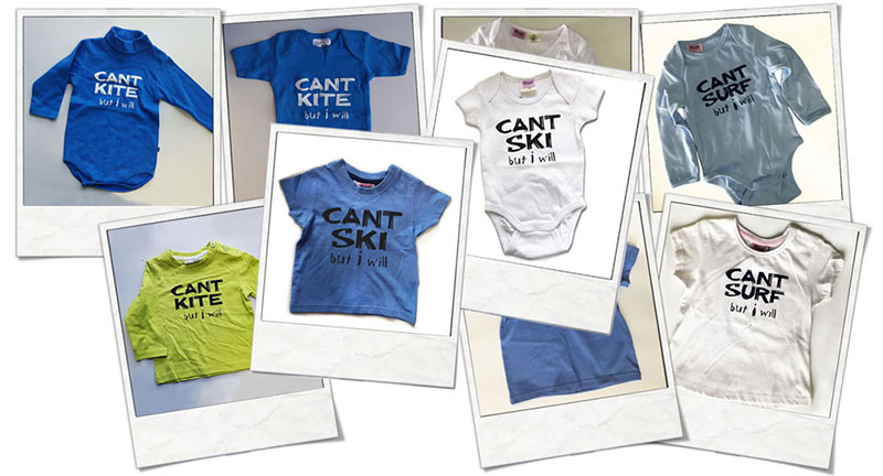Babyshirts und Strampler Preiswerte Einzelstücke