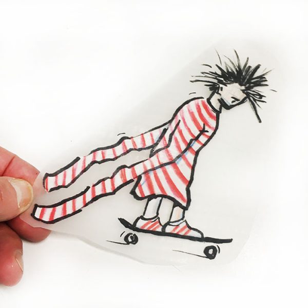 Bügelpatch "Skate Pyjama"