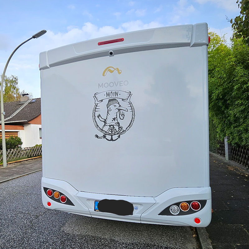 Autoaufkleber Moin von Freaks of Fashion